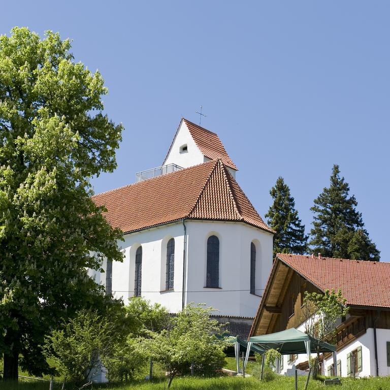Panoramagasthof Auf Dem Auerberg Bernbeuren Exteriér fotografie
