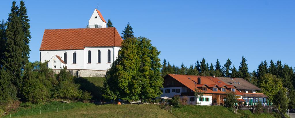 Panoramagasthof Auf Dem Auerberg Bernbeuren Exteriér fotografie