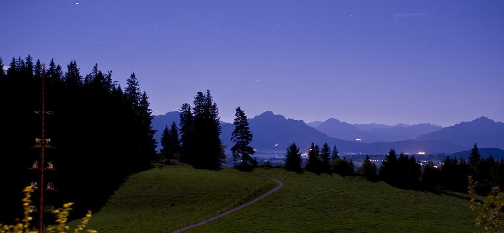 Panoramagasthof Auf Dem Auerberg Bernbeuren Exteriér fotografie