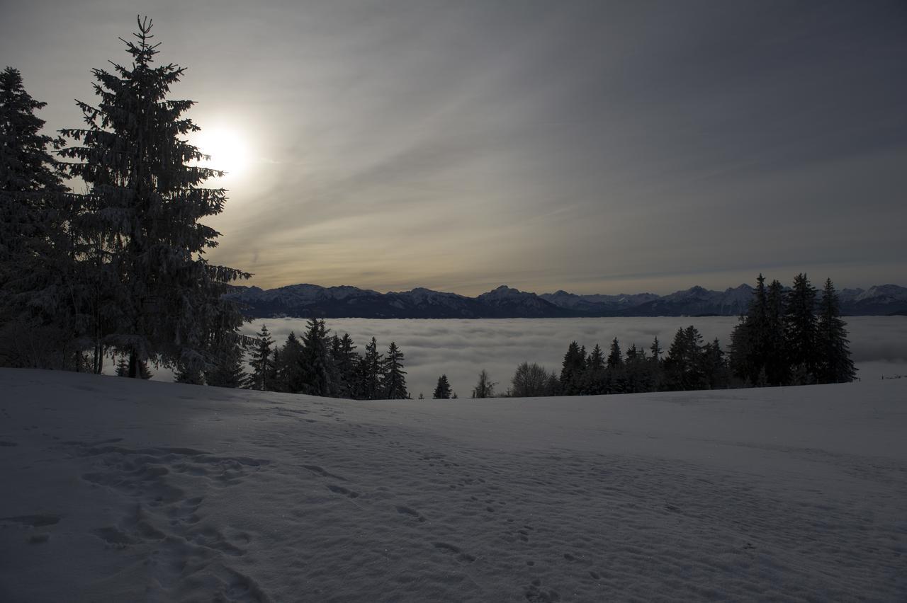 Panoramagasthof Auf Dem Auerberg Bernbeuren Exteriér fotografie