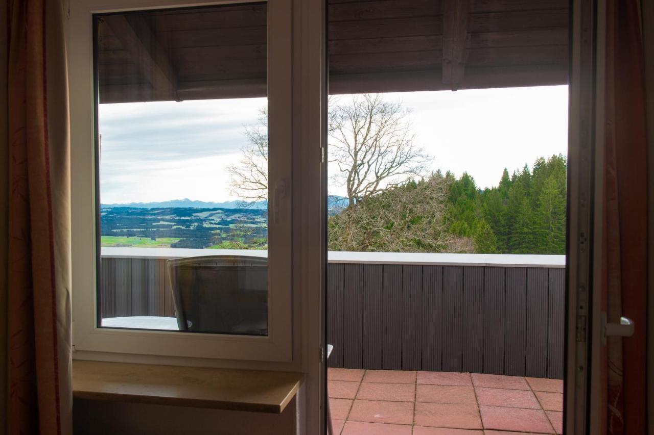 Panoramagasthof Auf Dem Auerberg Bernbeuren Exteriér fotografie